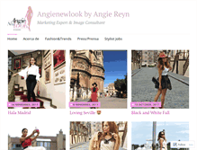 Tablet Screenshot of angienewlook.com